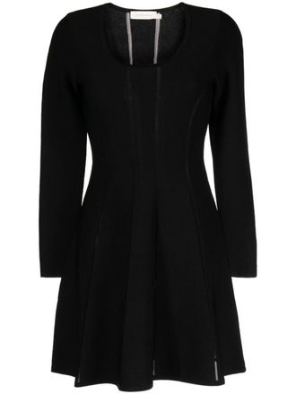 Zimmermann Luminosity knitted minidress - women - Viscose/Polyamide - 0 - Black