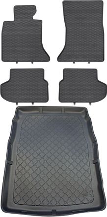 OEM Juego De Alfombrillas De Goma Para Coche Y Alfombrilla Para Maletero Para Bmw Serie 5 F10 Sed&aacute;n (2013-01.2017)