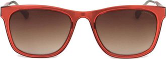 Linda Farrow KRIS VAN ASSCHE KVA59 C4 Mens Sunglasses Red Size 54