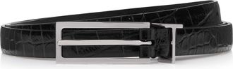 Tom Ford Mens Leather Belt T Loop Black Calf