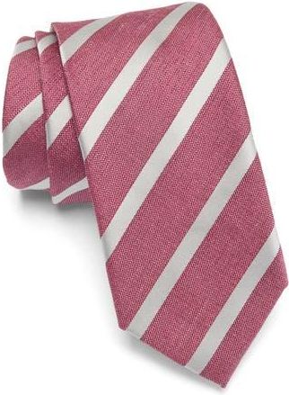 Original Penguin Murphy Stripe Tie in Rose at Nordstrom Rack