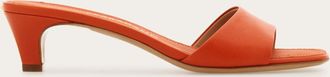 Ferragamo Women Low heeled mule Orange Size 2.5
