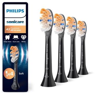 Philips Lote De 4 Cabezales De Cepillo - Philips - Hx9094/88 - A3 Negro