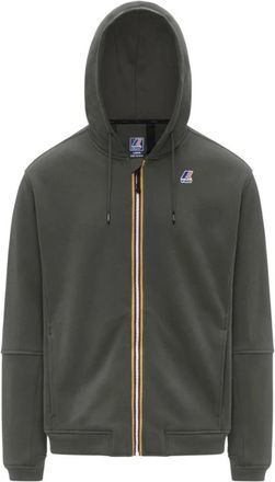 K-Way Prosper Full Zip Hoodie - Heren - Vesten met rits - Groen - XS - Katoen - Hoodies & sweatvesten