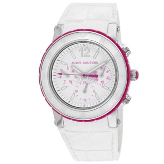 Juicy Couture Womens HRH White Dragon Fruit White Dial Watch