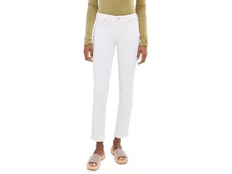 Free People We The Free Oracle Low Rise Slim Straight Jeans Womens Clothing Optic White : 30 29, Denim/Elastane/Polyester