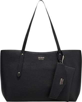 Guess Brenton Tote - - Bags - Donna - Nero - ONE SIZE