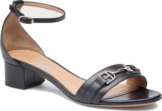 Bally Cloto Horsebit Leather Sandals, Brand Size 40 ( US Size 9.5 )