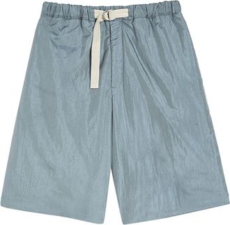 Jil Sander Gewatteerde shorts - Grijs