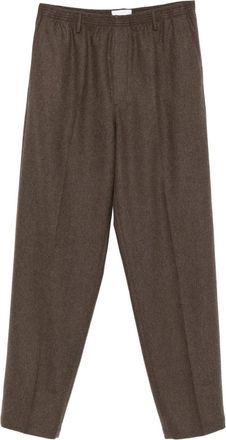 Cellar Door elastic-waist pants - Brown