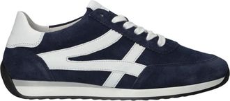 Gabor Dames Sneakers 556.01 - Dames - Sneakers - Blauw - 37 EU - Leer - Schoenen