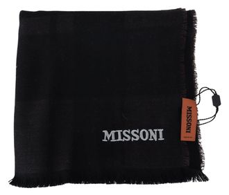 Missoni Fringed Wool Scarf - Black