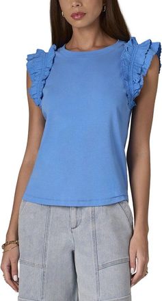 Wit & Wisdom Wit & Wisdom Mixed Media Knit Top