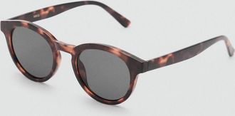 Mango Occhiali da sole montatura rotonda cioccolato - Donna - Taglia unica - MANGO