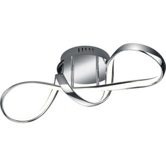 Reality Reality Leuchten - perugia plafoniera led cromo con dimmerazione ad interruttore L.60CM