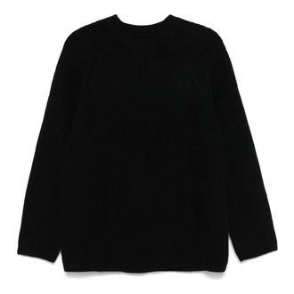 Loulou Studio Truien & Vesten, Dames, Zwart, S, Kasjmier, Trui