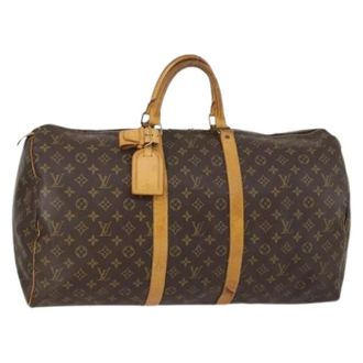 Louis Vuitton Pre-owned Weekend Bags, unisex, Brown, Size: ONE SIZE Pre-owned Weekend Bag