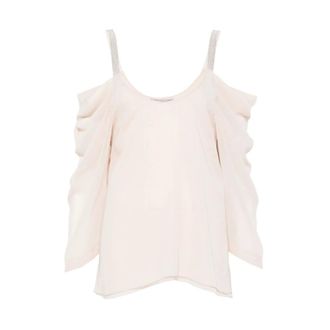 D.exterior Blouses, female, Beige, Size: XL Classic Collar Shirt