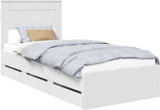 vidaXL Estructura De Cama Con Caj&oacute;n 100 X 200 Cm Madera Ingenieril Vidaxl