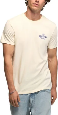 Lucky Brand Corona Iguana Cotton Blend Graphic T-Shirt in Winter White at Nordstrom, Size X-Large