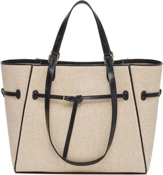Ines De La Fressange Borsa Shopping Grande Camille - - Bags - Donna - Beige - ONE SIZE