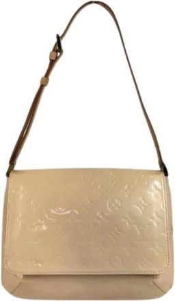 Louis Vuitton Pre-owned Monogram Vernis Schoudertas - Dames - Vintage Schoudertas - Beige - ONE Size - Vintage