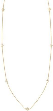 Bony Levy Mykonos Diamond Station Necklace in 18K Yellow Gold at Nordstrom Rack, Size 32