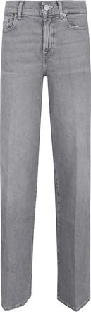 7 For All Mankind Mujer, Vaqueros, Gris, Talla: W31