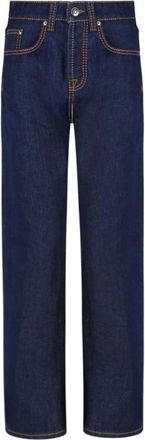 Versace Straight-Leg Jeans - Dames - Regular Fit Jeans - Blauw - W25 - Katoen - Jeans