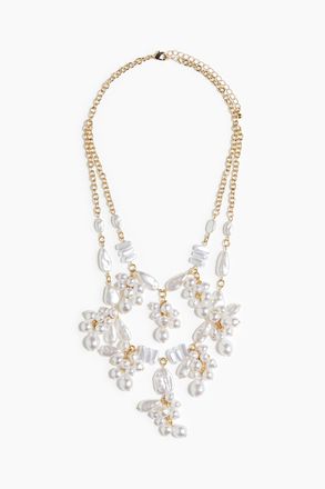 H&M Cluster-Halskette - Goldfarben/Weiss