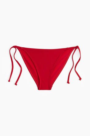 H&M Tie-Tanga Bikinihose - Rot