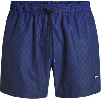BOSS Printed swim shorts with logo detail