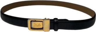 Celine Pre-owned Leather belts - unisex - Vintage Accessoires - Zwart - ONE Size - Vintage