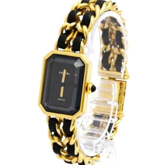 Chanel Pre-owned Watches, female, Black, Size: ONE SIZE Pre-owned Premiere Rock Quartz Watch