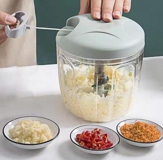 OEM Picadora Manual De Alimentos, Picadora Manual De Verduras Con Alambre, Capacidad De 900 Ml, Picadora Manual De Verduras Y Carne