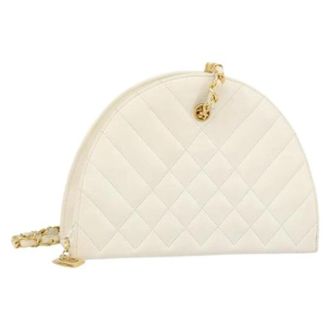 Chanel Pre-owned Shoulder Bags, female, White, Size: ONE SIZE Pre-owned Vintage Shoulder Bag