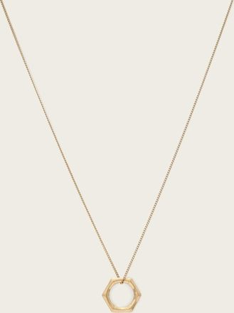 AllSaints Brass Clara Small Necklace, Size: One Size
