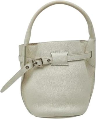 Celine Pre-owned Bucket Bags, female, White, Size: ONE SIZE Pre-owned Vintage Bucket Bag