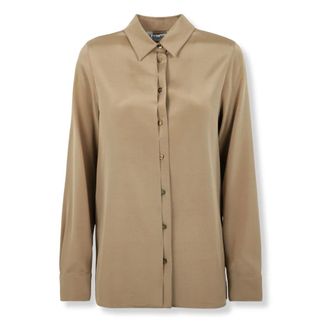 Max Mara Dames, Blouses & Shirts, Bruin, Maat: XS Zijde