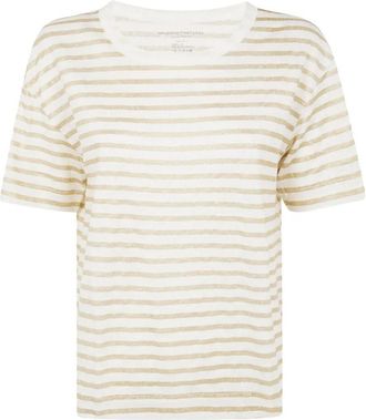 Majestic Short Sleeves Round Neck Sweater