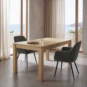 Maisons du monde Mesa de comedor extensible de 6 a 10 personas L. 160/240 cm