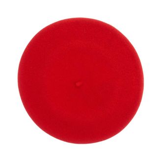 Borsalino Basco di Lana - Dames - Hoeden - Rood - ONE Size - Wol - Accessoires