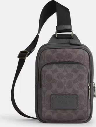 Coach Racer Sling Pack In Signature
