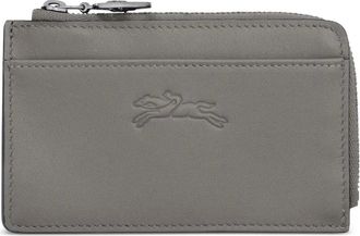 Longchamp Portacarte Le Pliage in pelle - Grigio