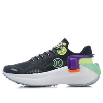 Li-Ning (WMNS) Li-Ning Wind Range Essential Black Green Purple ARHR054-3