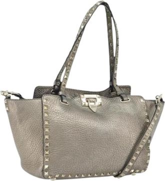 Valentino Pre-owned Handbags, female, Brown, Size: ONE SIZE Pre-owned Vintage Tote Bag