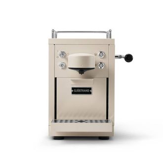 Sj&ouml;strand The Original Capsule Coffee Machine, Pod Coffee Machine in Beige