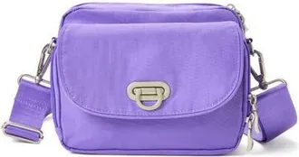 Baggallini Coastal Flip Lock Camera Bag Crossbody in Lavender Surf at Nordstrom
