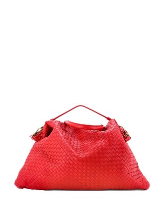 Bottega Veneta Convertible Intrecciato Nappa Maxi satchel - women - Calf Leather - One Size - Red