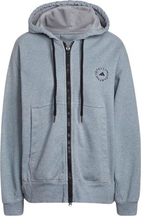 adidas (WMNS) adidas By Stella McCartney Sportswear Fleece Jacket Asia Sizing Grey HB7405